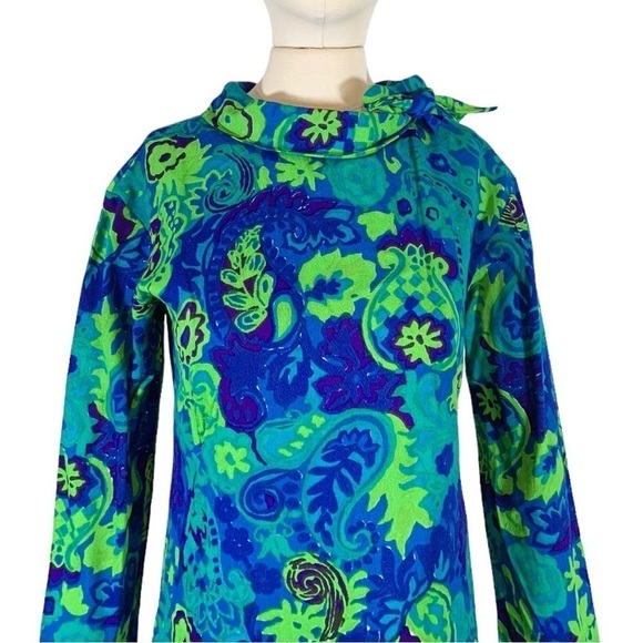 Vintage Unbranded Handmade Midi Shift Dress Size Small - Picture 5 of 12